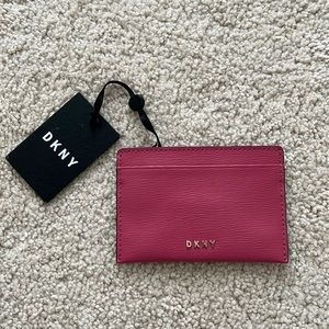 DKNY leather card holder
